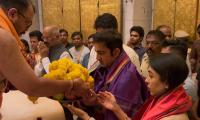 PIX: Gambhir visits Siddhivinayak temple