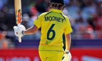 Australia smash 412 against India with Mooney 138