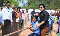 Tendulkar's Visit Inspires Youth In Bastar Region