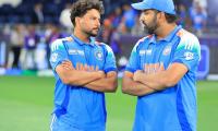 Rohit's hilarious advice to Kuldeep ahead of T20 WC