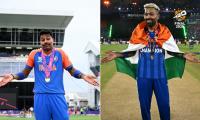 Hardik Shows Off Famous Celebration After Win