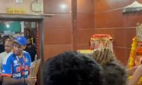 Team India takes trophy to Hanuman temple after T20 WC win