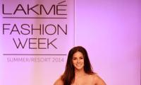 All covered up: Sunny Leone at LFW