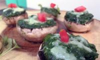 Recipe: Makai Saag Baked Mushroom