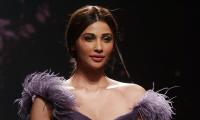 Daisy Shah is a purple princess