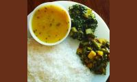 Recipe: Mayur's Lasooni Aloo Palak