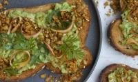 Avocado Toast With Toasted Walnut Dukkah