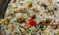 Recipe: Vaishali's Rainbow Herb Rice
