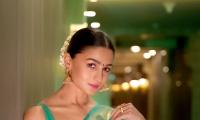 Navratri, Day 8: Shanaya, Alia Slay In Peacock Green