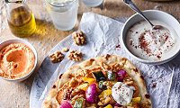 Recipe: Mediterranean Vegetable Flatbread