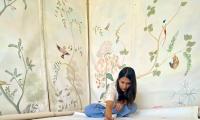 The Girl Who Hand-Painted Alia's Cannes Outfit