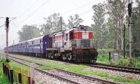 Woman drives car on railway track near Hyderabad