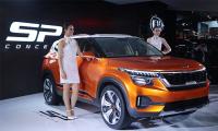 Kia showcases concept SUV made for India