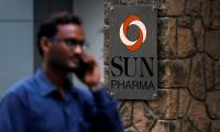 What helped Sun Pharma stay on its feet