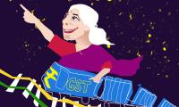 GST collections surge to record Rs 2.43 lakh crore in April