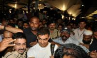 PIX: Aamir Khan returns from Haj pilgrimage