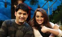 PIX: Sonakshi ties a rakhi to Kapil Sharma