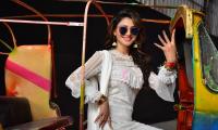 Urvashi Rautela plays Holi with Rakhi Sawant