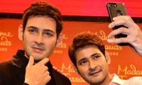 Mahesh Babu's wax statue visits him