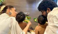 Nayanthara-Vignesh, Twins Celebrate Onam