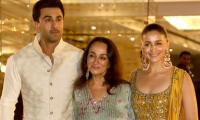 Alia-Ranbir Dazzle At Alekha's Mehendi