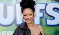 Pregnant Rihanna Attends Smurfs Premiere