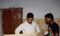 What's Rahul doing inside Amethi poll booths?