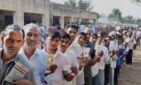 Maharashtra, Haryana record brisk polling as voters make last-hour dash