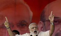 Lalu will 'remote control' Bihar if grand alliance elected: Modi