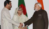 Modi meets 'valued friend' Hasina in New York