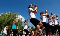 PHOTOS: World rolls out its mats for Yoga Day