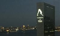 Yoga lights up United Nations HQ