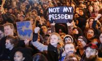 'NOT MY PRESIDENT' protests take over America