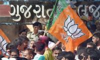 BJP's vote share in Gujarat falls sharply since 2014 polls