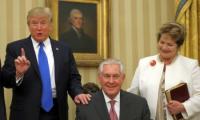 Former Exxon CEO Rex Tillerson sworn-in as US secretary of state