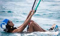 Gone with the wind: 'Chill' Obama kite-surfs with Richard Branson