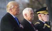 PHOTOS: Trump lays wreath at Arlington National Cemetery