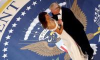 PHOTOS: US President Trump, wife Melania have a 'ball' of a time