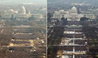 Trump's inauguration drew fewer crowd than Obama's