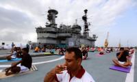 From mountains to seas, India celebrates Yoga Day