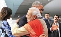 Vote: Modi's Obama hug vs Modi's Trump hug