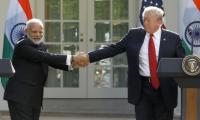 Modi and Trump: Of hugs and handshakes