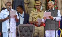 HD Kumaraswamy takes oath as Karnataka chief minister