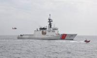 Coast Guard rescues 12 sailors with Pak agency's help