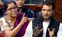 Rafale debate: Sitharaman counters Cong; minister did drama, says Rahul
