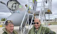 Rajnath receives IAF's 1st Rafale jet from France