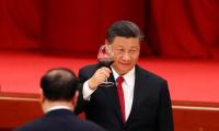 'Xi has tied his feet too tightly to walk'