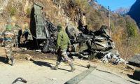 16 soldiers dead as truck falls into gorge in Sikkim