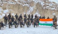 Indian Army unfurled tricolour in Galwan on New Year