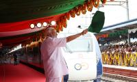 Modi flags off Kerala's 1st Vande Bharat Express train
